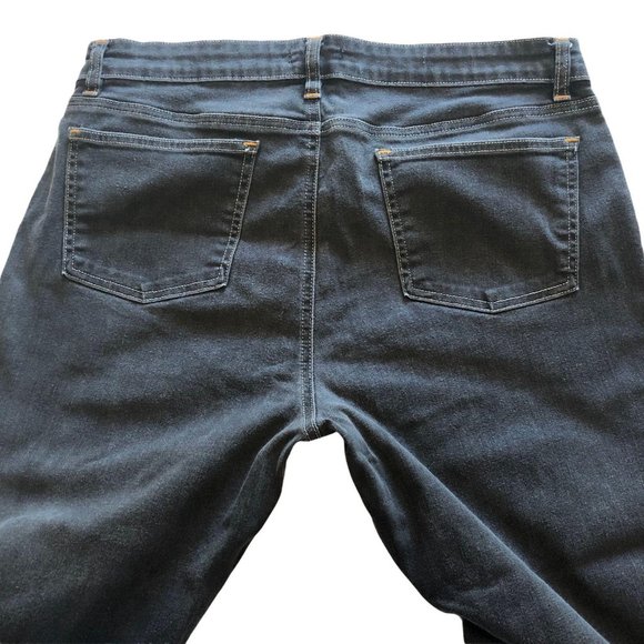 EUC Eileen Fisher Black Stretch Denim Jeans - Picture 2 of 10